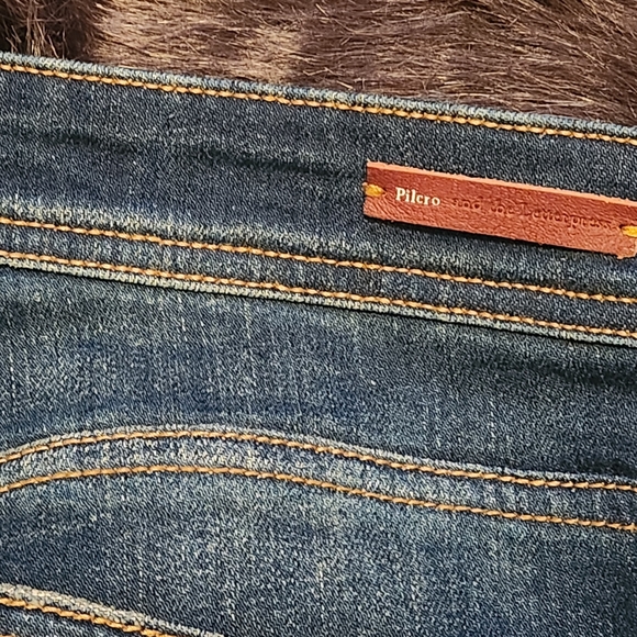 Pilcro and the Letterpress Red Stripe Relaxed Straight Jeans 28 - Picture 7 of 9